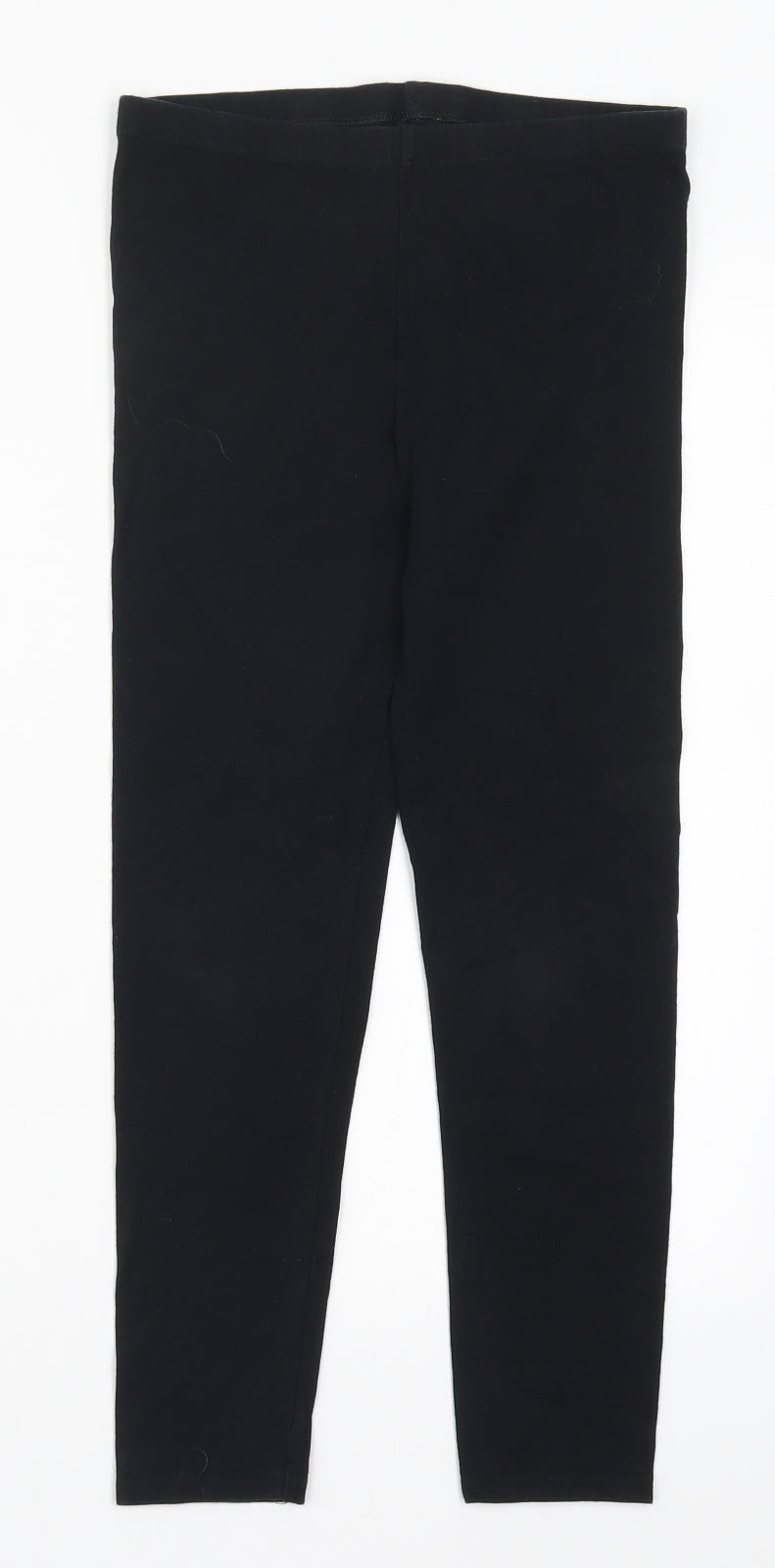Nutmeg Girls Black   Carrot Trousers Size 10-11 Years