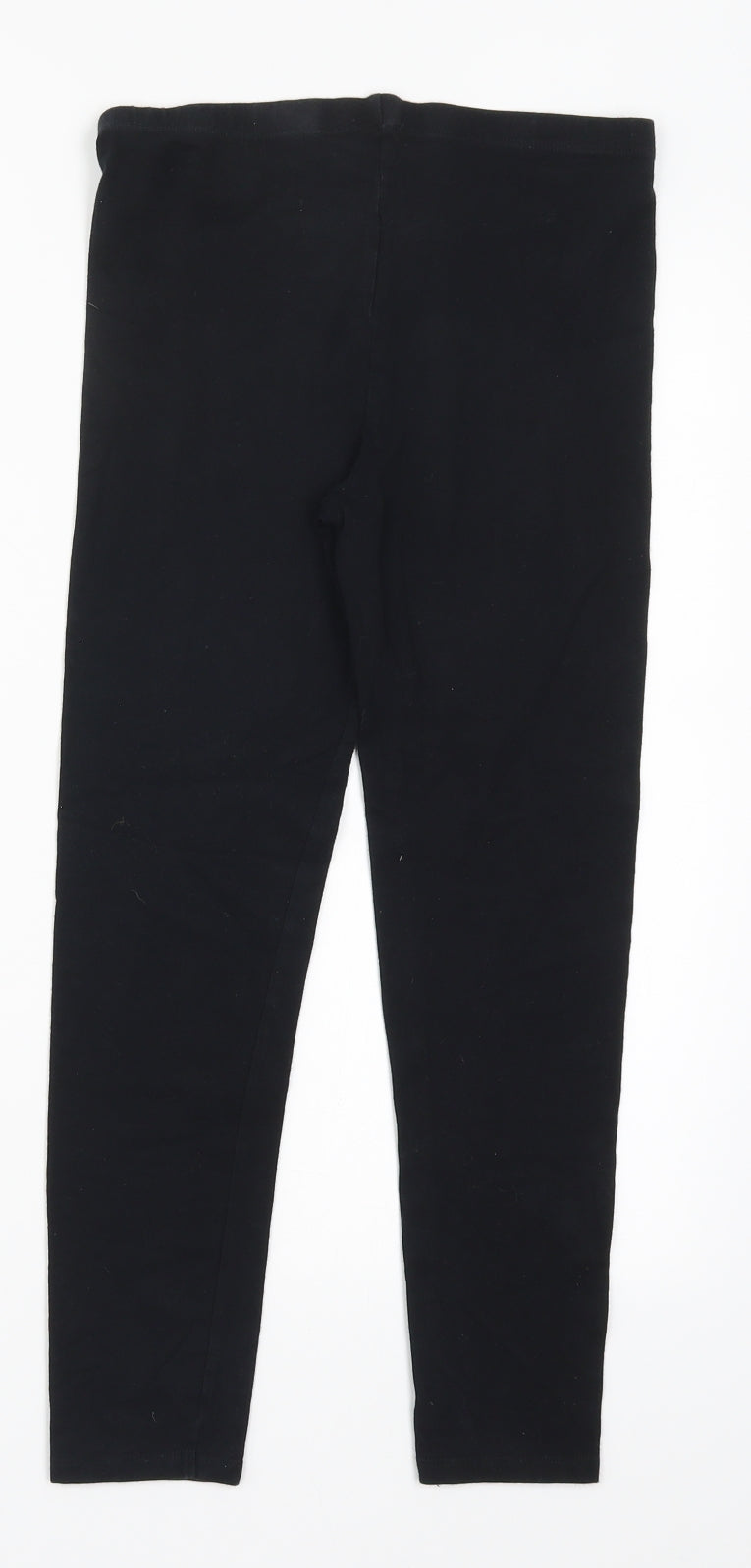 Nutmeg Girls Black   Carrot Trousers Size 10-11 Years