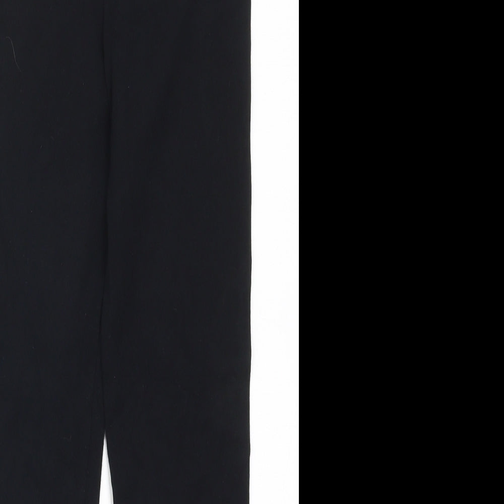 Nutmeg Girls Black   Carrot Trousers Size 10-11 Years