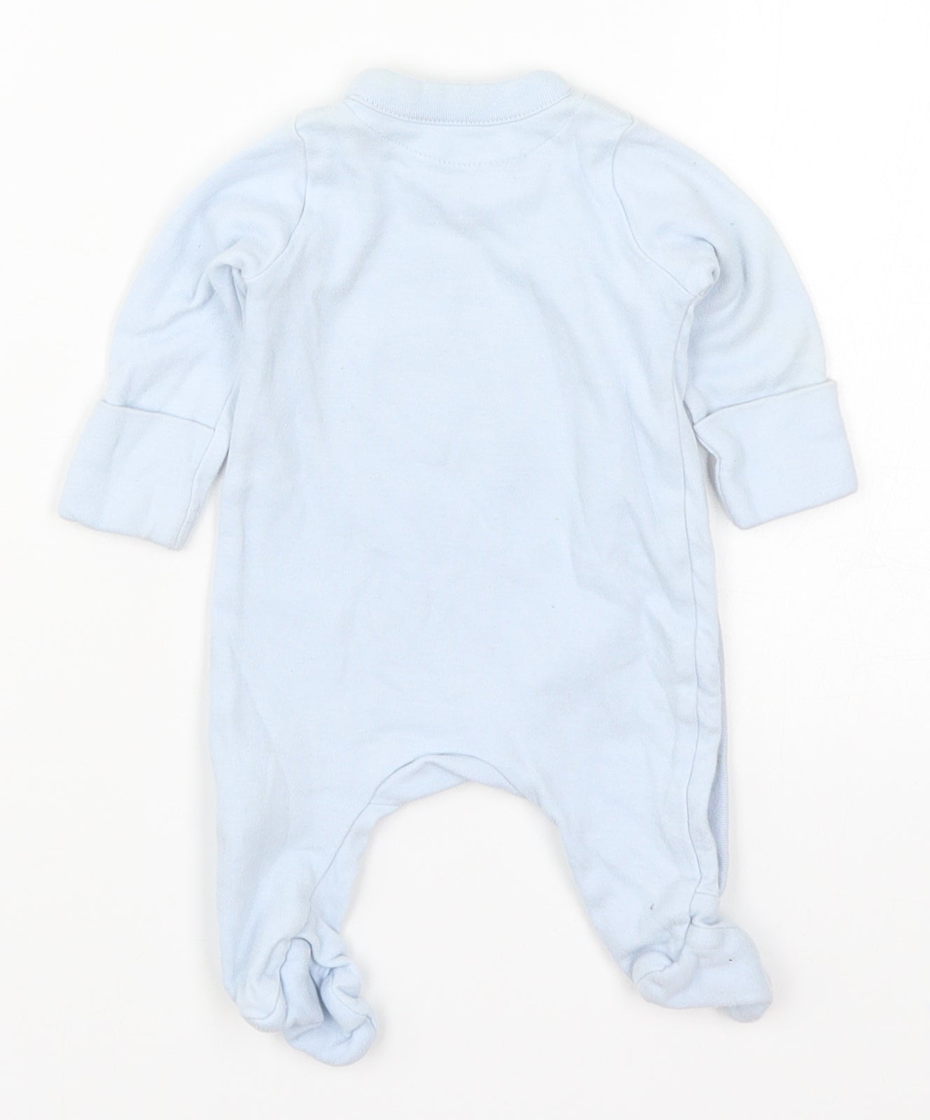 Mothercare Boys Blue Solid  Cami One Piece Size Newborn  - I Love Naps Bear