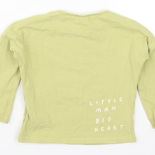 NEXT Boys Green   Basic T-Shirt Size 12-18 Months  - Little Man Big Heart
