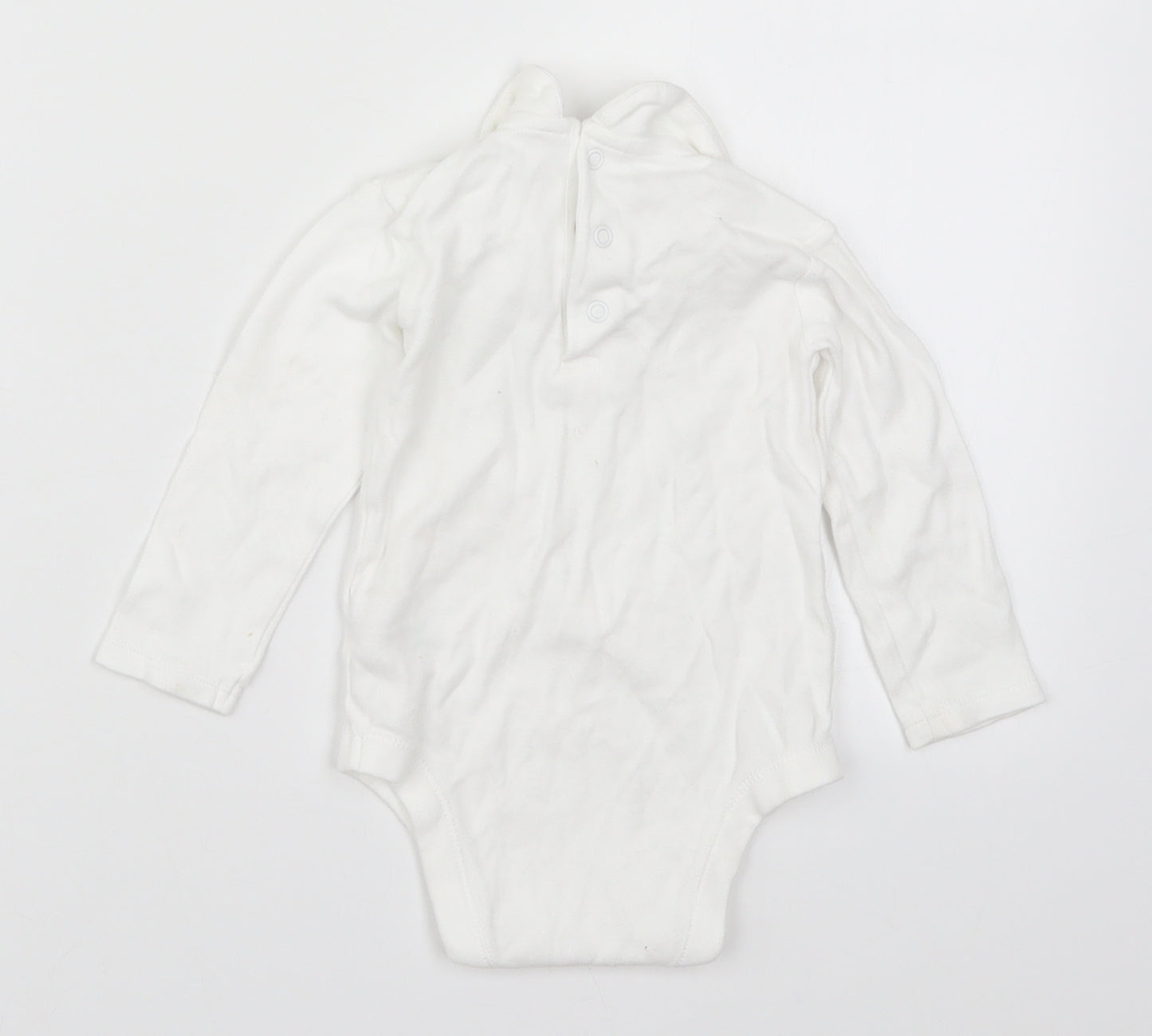 Matalan Girls White   Babygrow One-Piece Size 12-18 Months