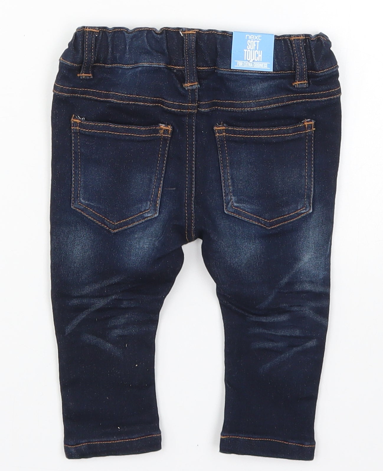 NEXT Boys Blue  Denim Capri Jeans Size 3-6 Months