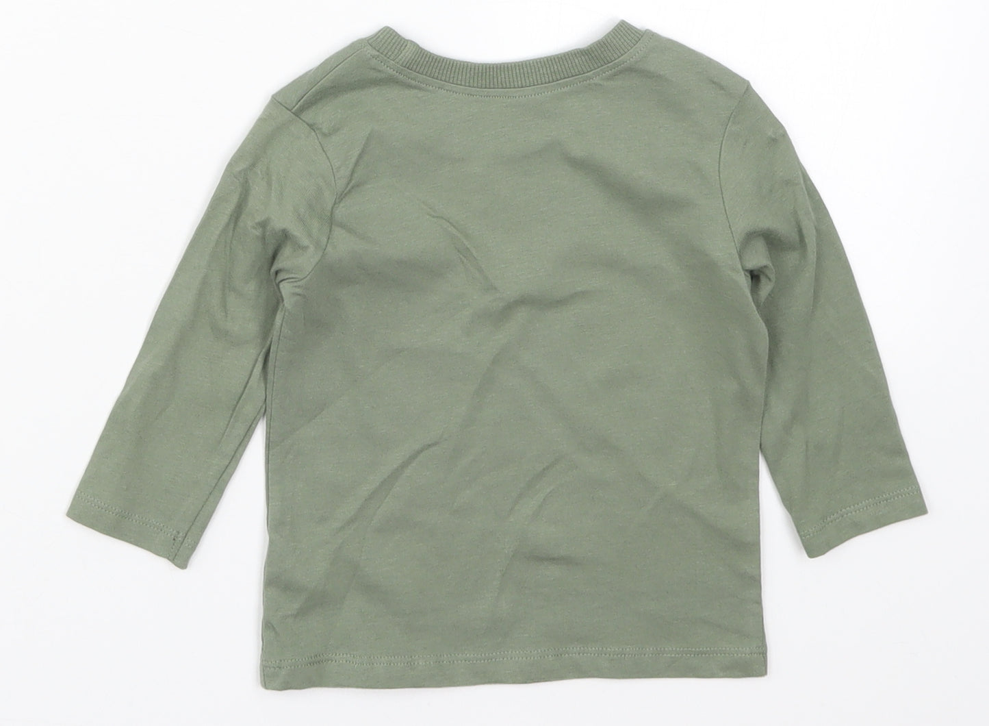 George Boys Green   Basic T-Shirt Size 6-9 Months  - Lion King Simba