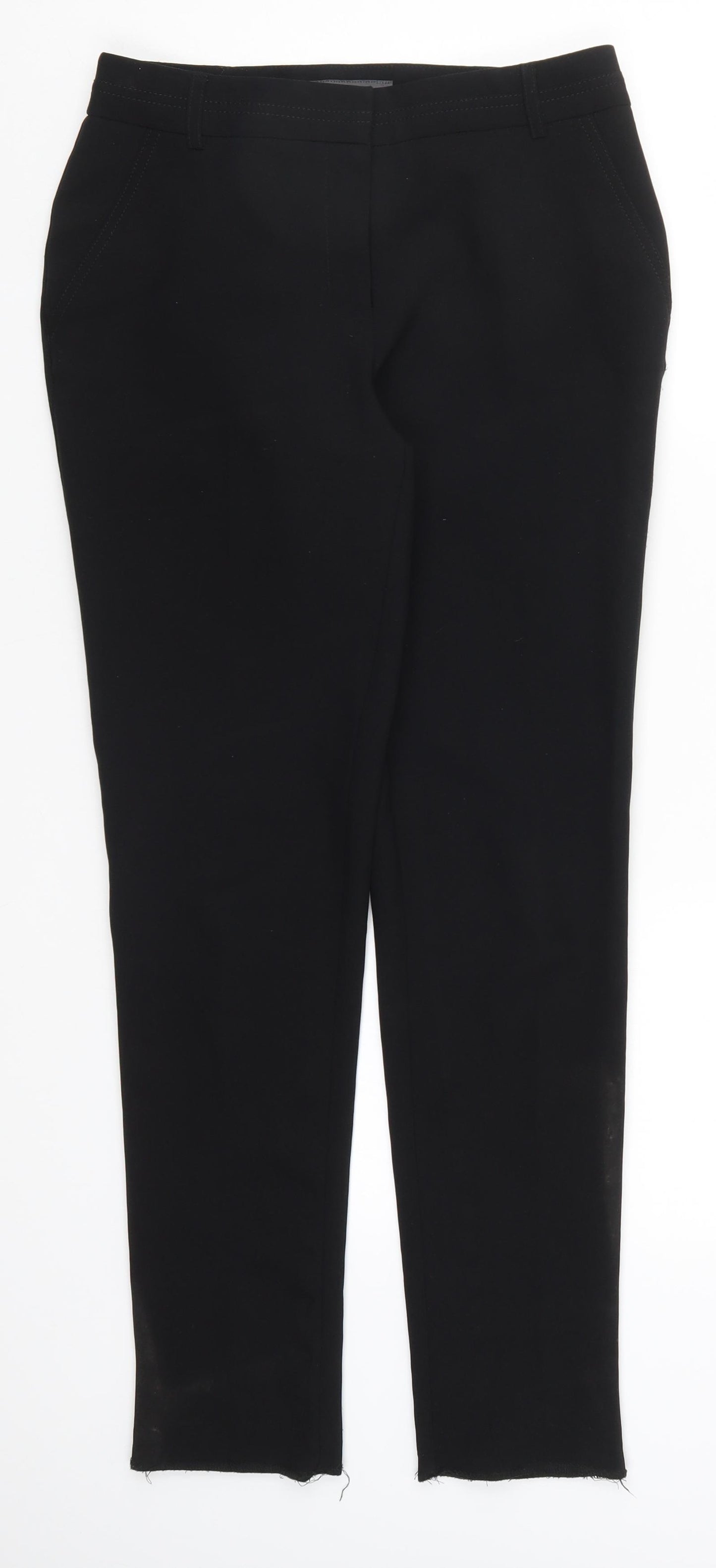 Primark Womens Black   Trousers  Size 8 L28 in