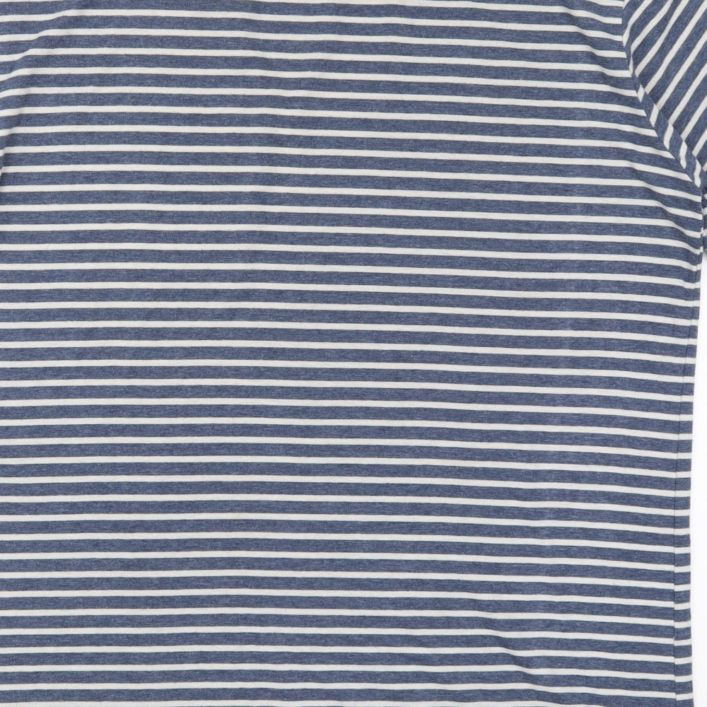 Primark Womens Blue Striped  T-Shirt Dress  Size 6
