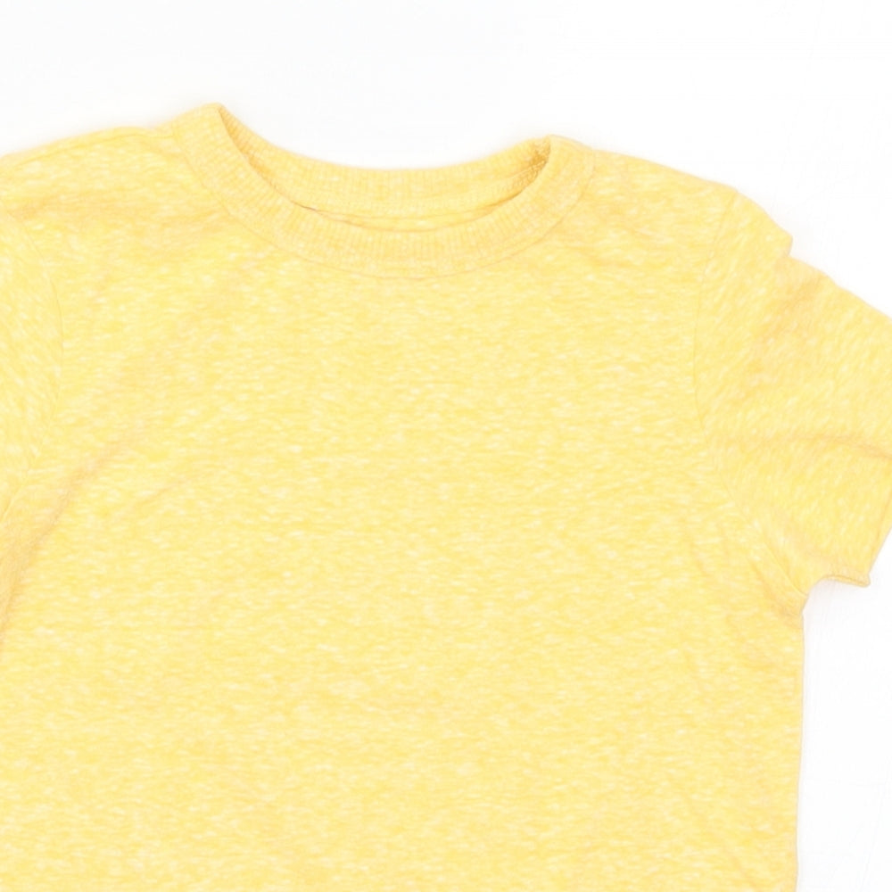 George Boys Yellow   Basic T-Shirt Size 18-24 Months