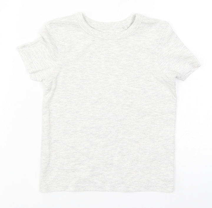 George Boys Grey   Basic T-Shirt Size 2-3 Years