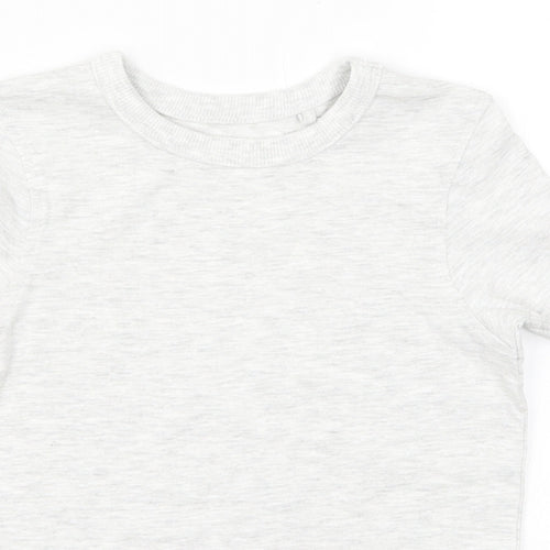 George Boys Grey   Basic T-Shirt Size 2-3 Years