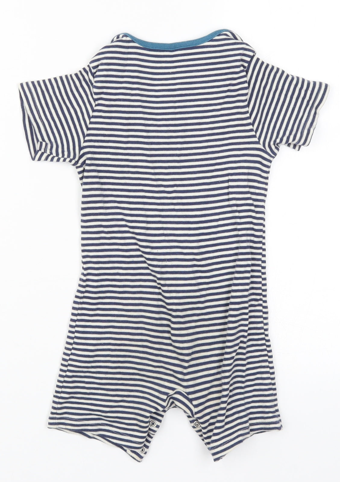 Marks and Spencer Boys Blue Striped   One Piece Size 2-3 Years