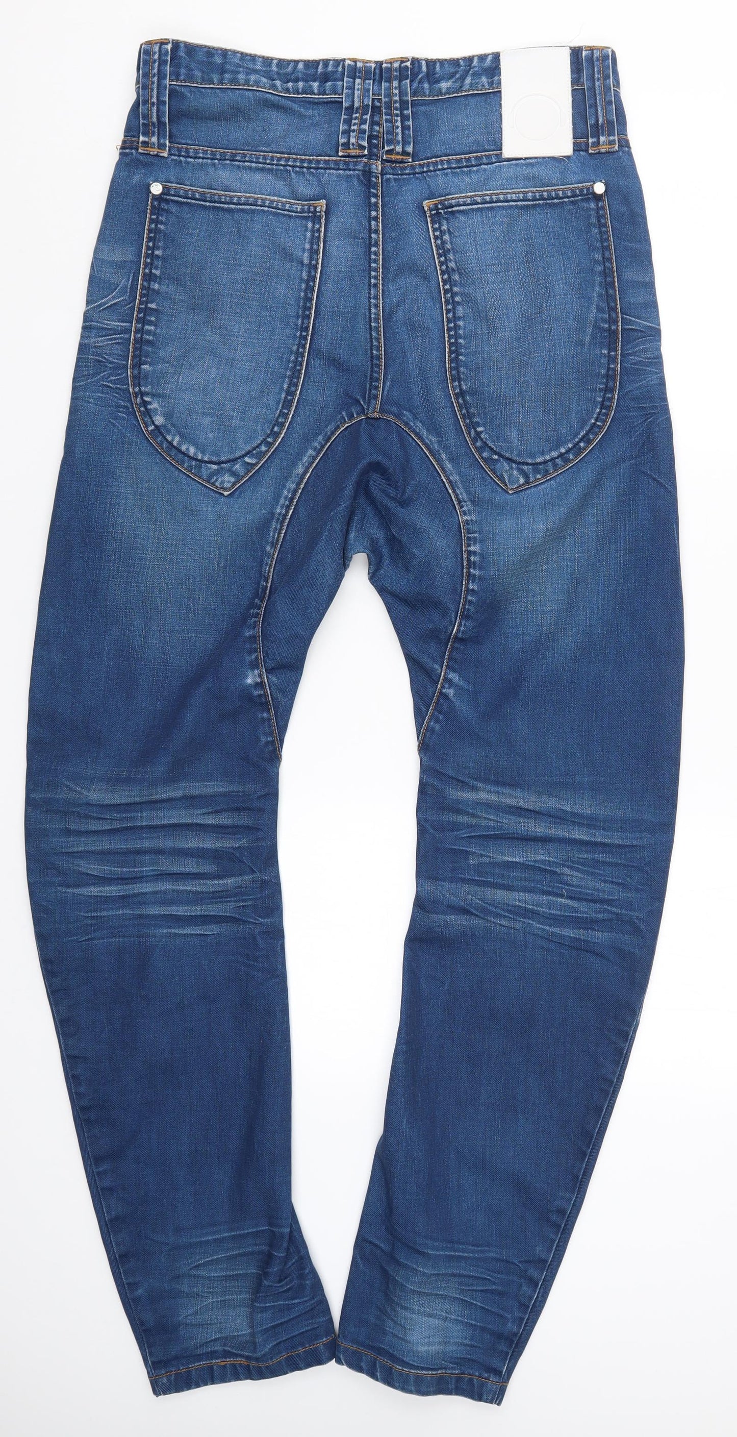 Humor Mens Blue  Denim Straight Jeans Size 32 L29 in