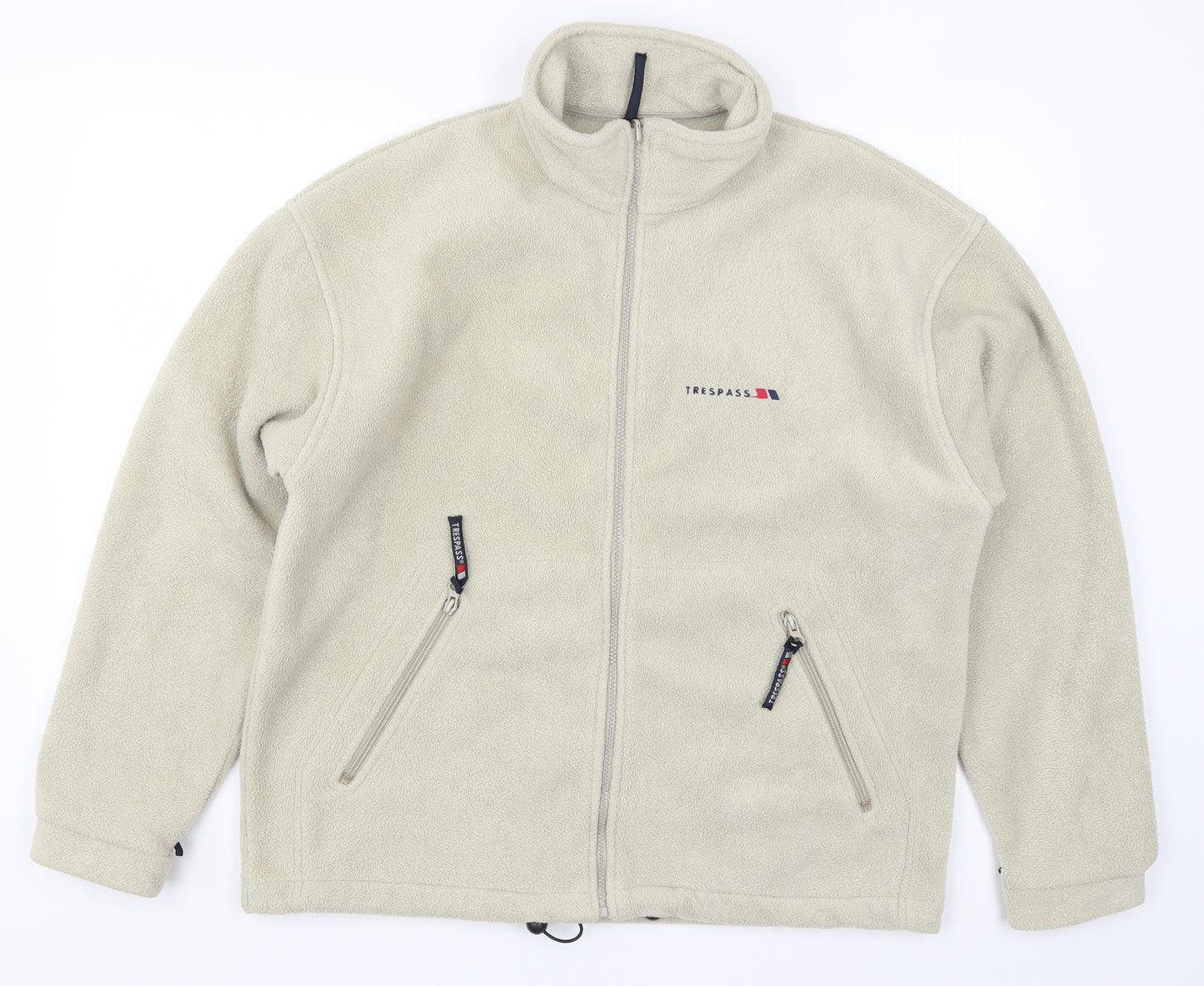 Trespass Mens Beige  Fleece Jacket  Size S