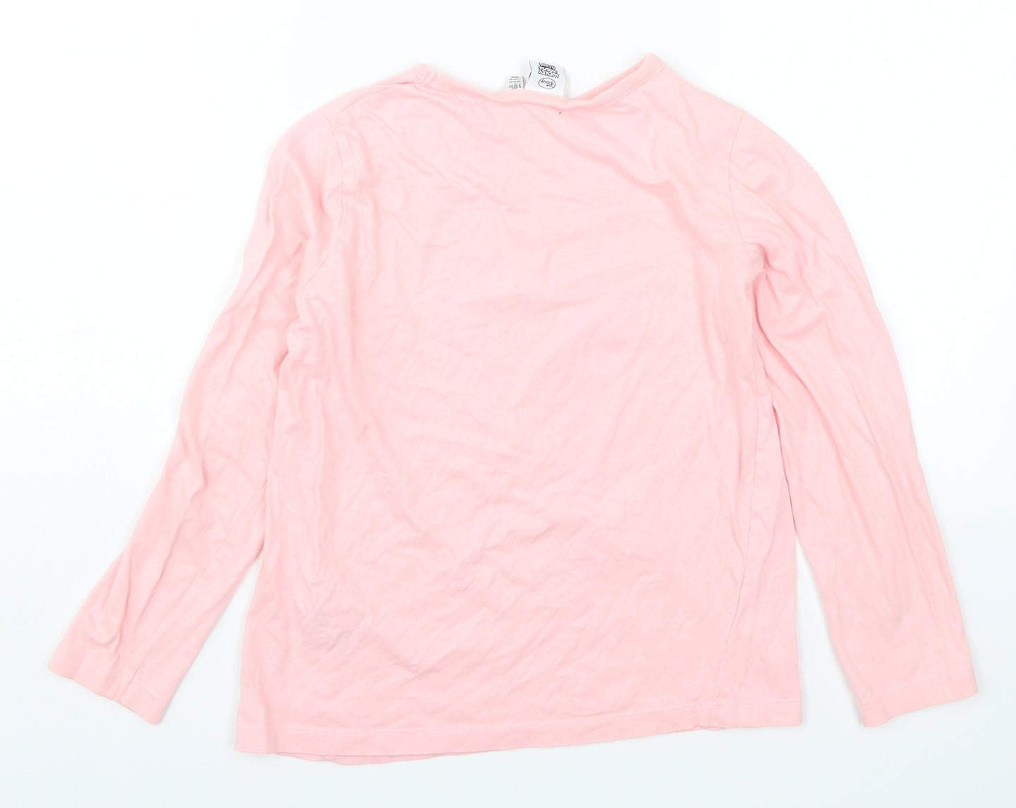 Primark Girls Pink Solid  Top Pyjama Top Size 9-10 Years  - Minnie Mouse