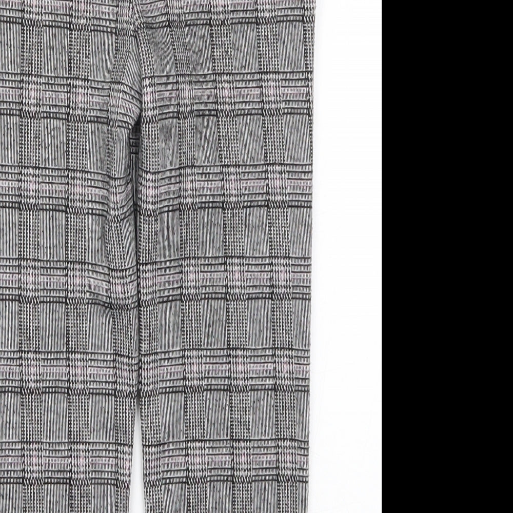 Primark Girls Grey Check  Capri Trousers Size 5-6 Years