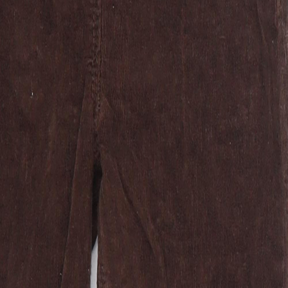 George Girls Brown  Corduroy Carrot Trousers Size 5-6 Years