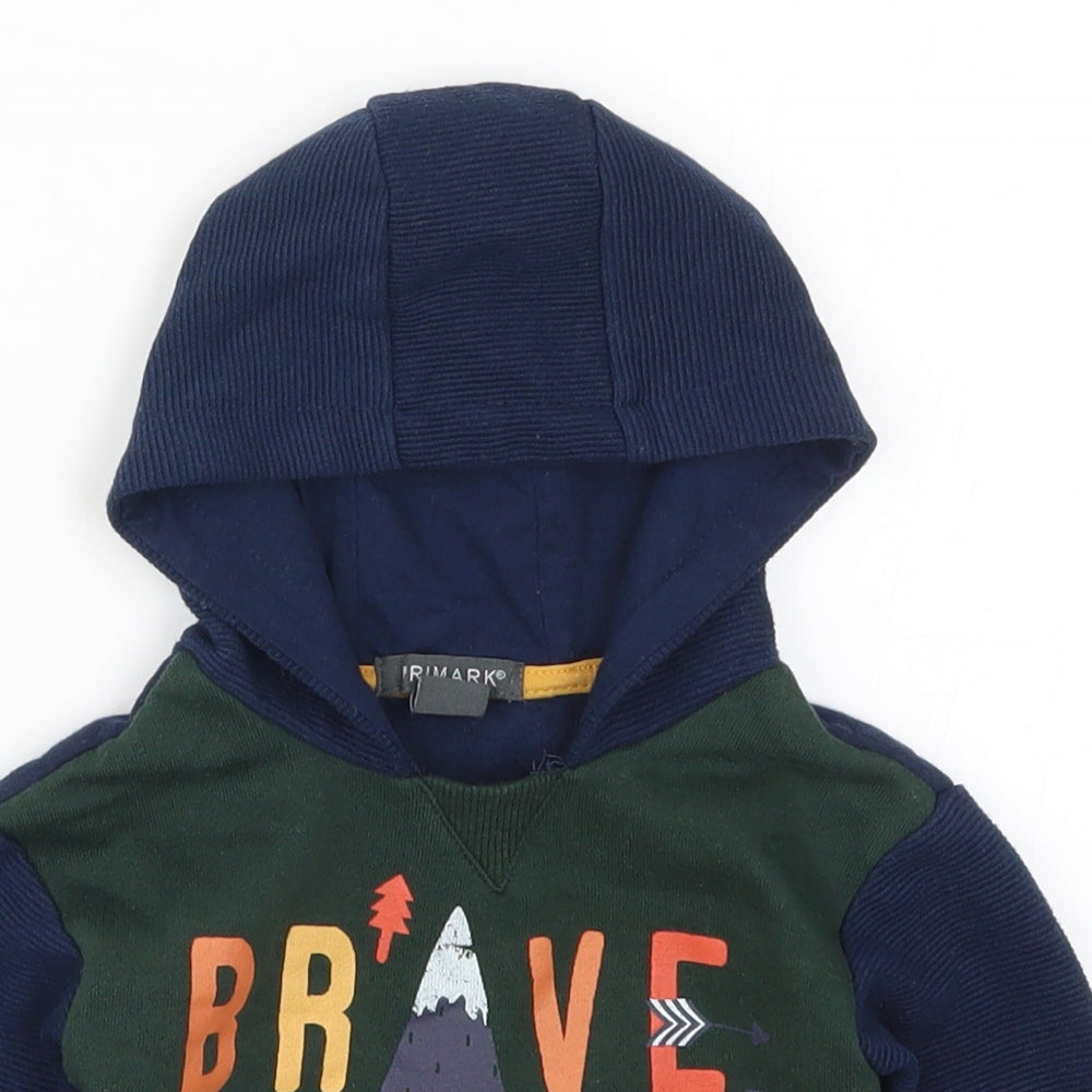 Primark Boys Multicoloured Colourblock  Basic T-Shirt Size 3-6 Months  - Brave