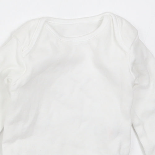 George Baby White   Babygrow One-Piece Size 0-3 Months
