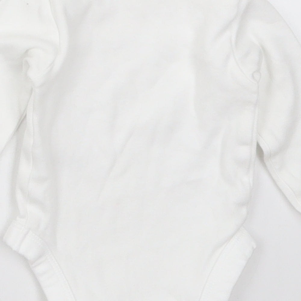 George Baby White   Babygrow One-Piece Size 0-3 Months