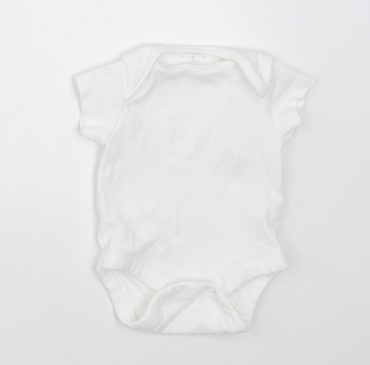 NEXT Baby White Babygrow One-Piece Size Newborn