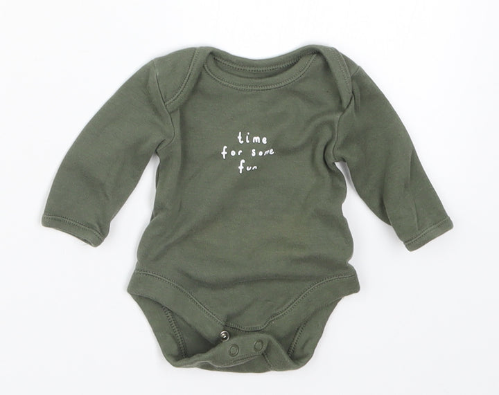 George Baby Green   Babygrow One-Piece Size Newborn  - Time For Some Fun