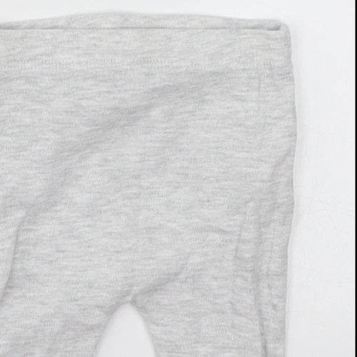 Fred & Flo Girls Grey   Capri Leggings Size 3-6 Months