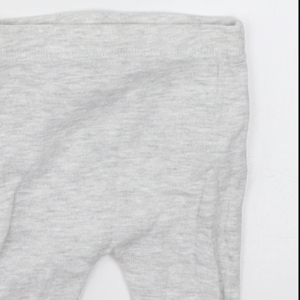 Fred & Flo Girls Grey   Capri Leggings Size 3-6 Months