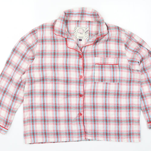 Love To Dream Womens Multicoloured Check  Top Pyjama Top Size 16