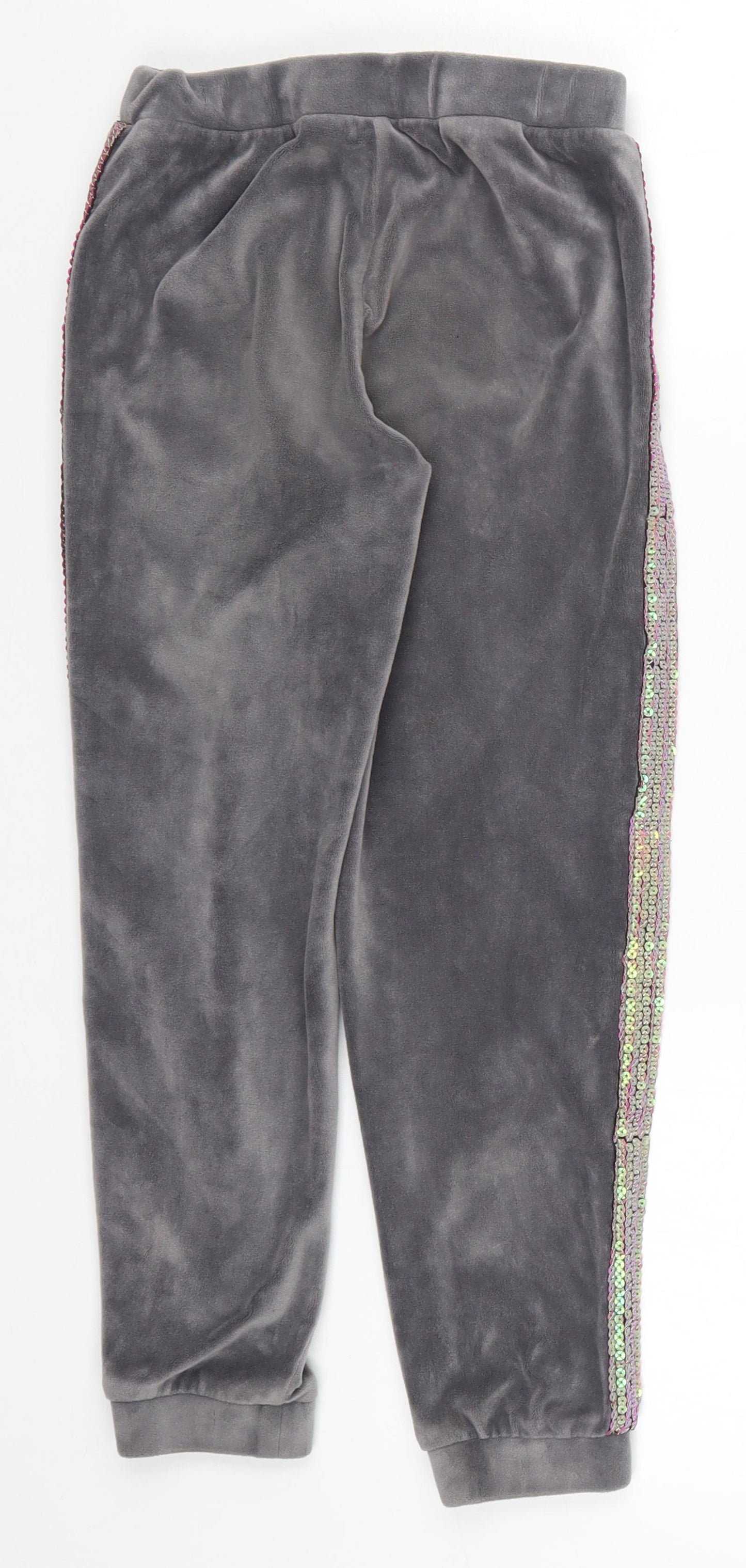 George Girls Grey   Sweatpants Trousers Size 7-8 Years