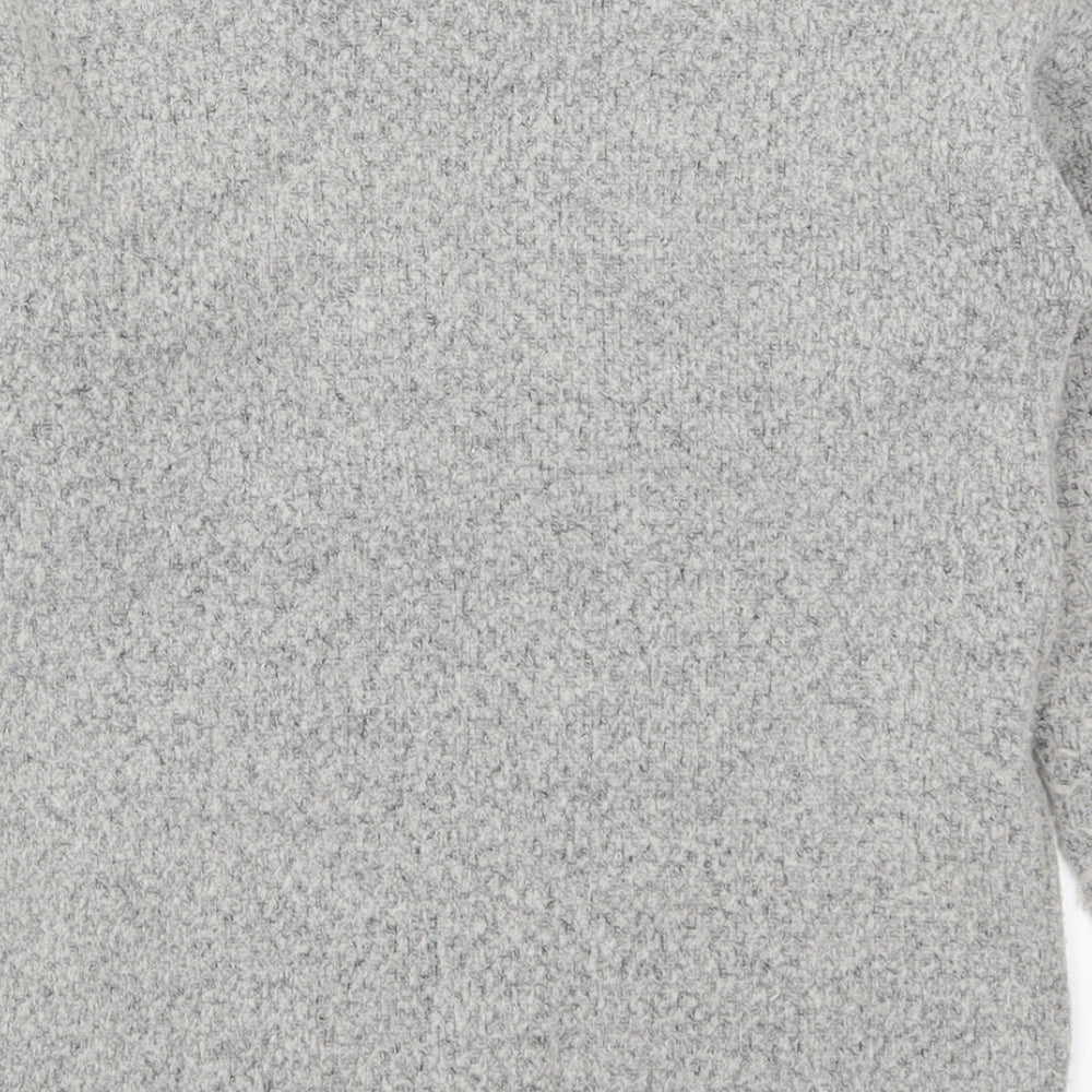F&F Girls Grey  Knit Pullover Jumper Size 8-9 Years  - Stars