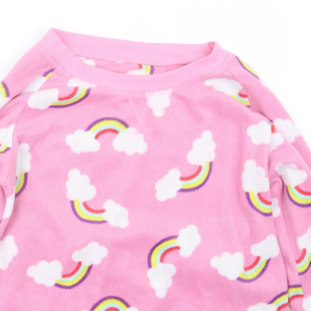 Preworn Womens Pink Geometric  Top Pyjama Top Size 12
