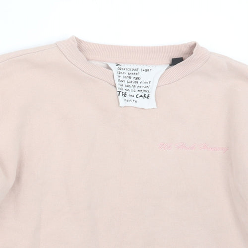 Topshop Womens Pink   Pullover Jumper Size 10