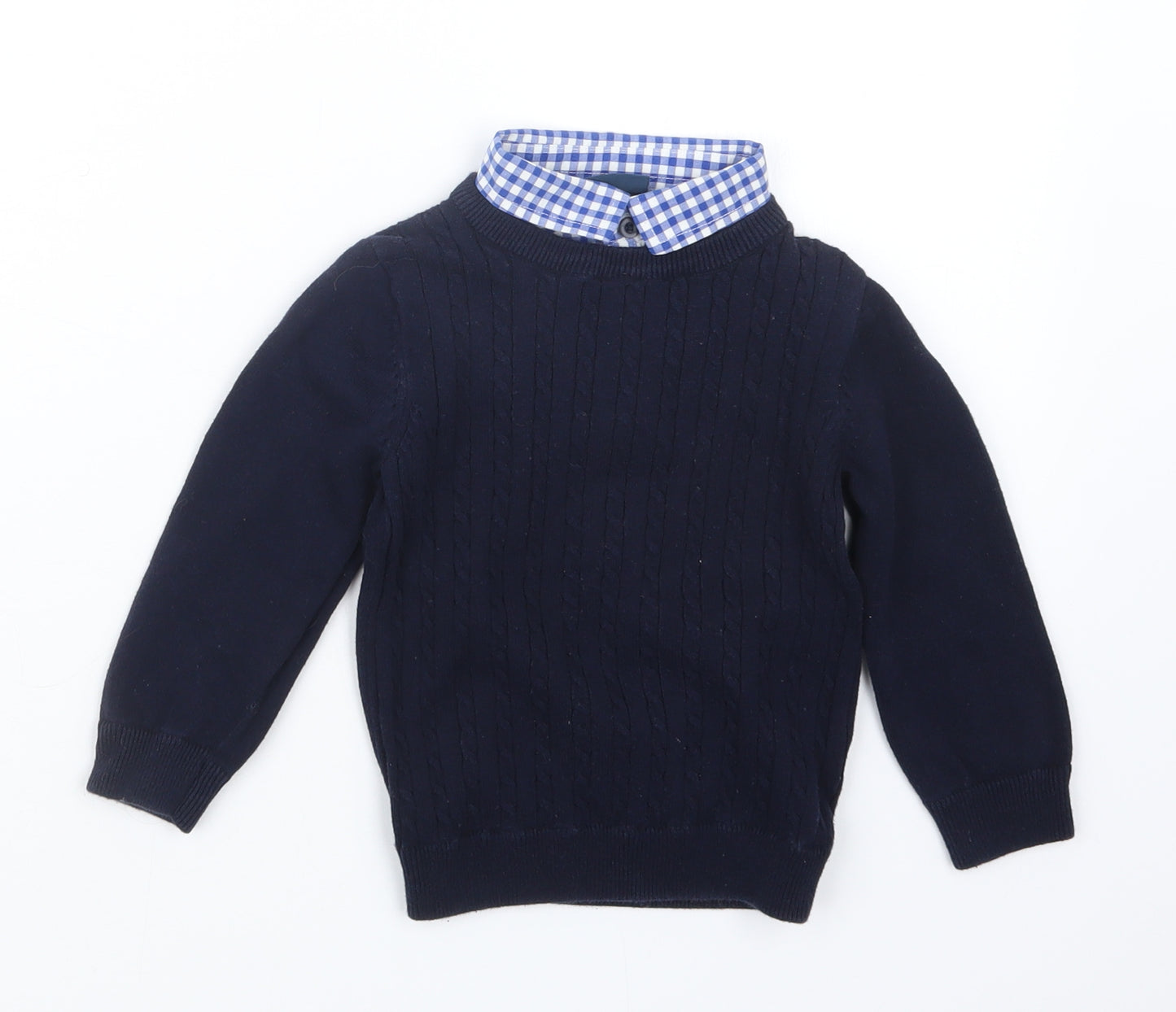NEXT Boys Blue  Knit Pullover Jumper Size 18-24 Months