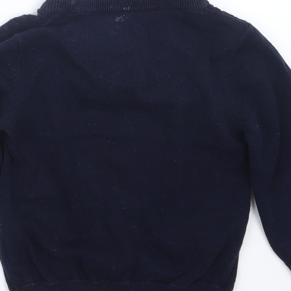 NEXT Boys Blue  Knit Pullover Jumper Size 18-24 Months