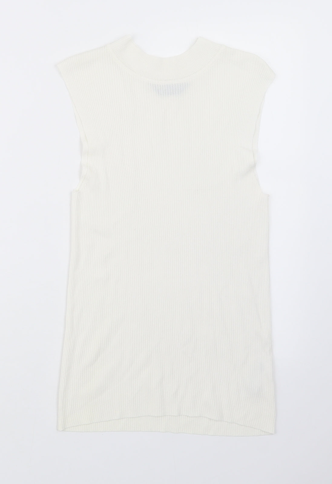 Dorothy Perkins Womens Ivory   Basic T-Shirt Size 14