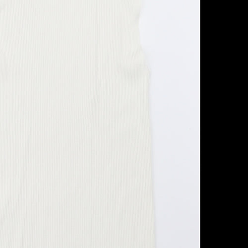 Dorothy Perkins Womens Ivory   Basic T-Shirt Size 14