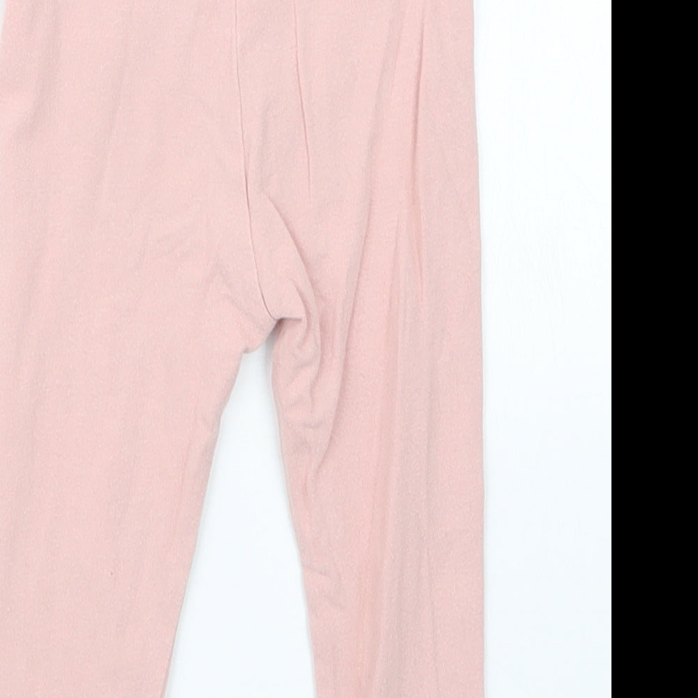 NEXT Girls Pink   Capri Trousers Size 12-18 Months