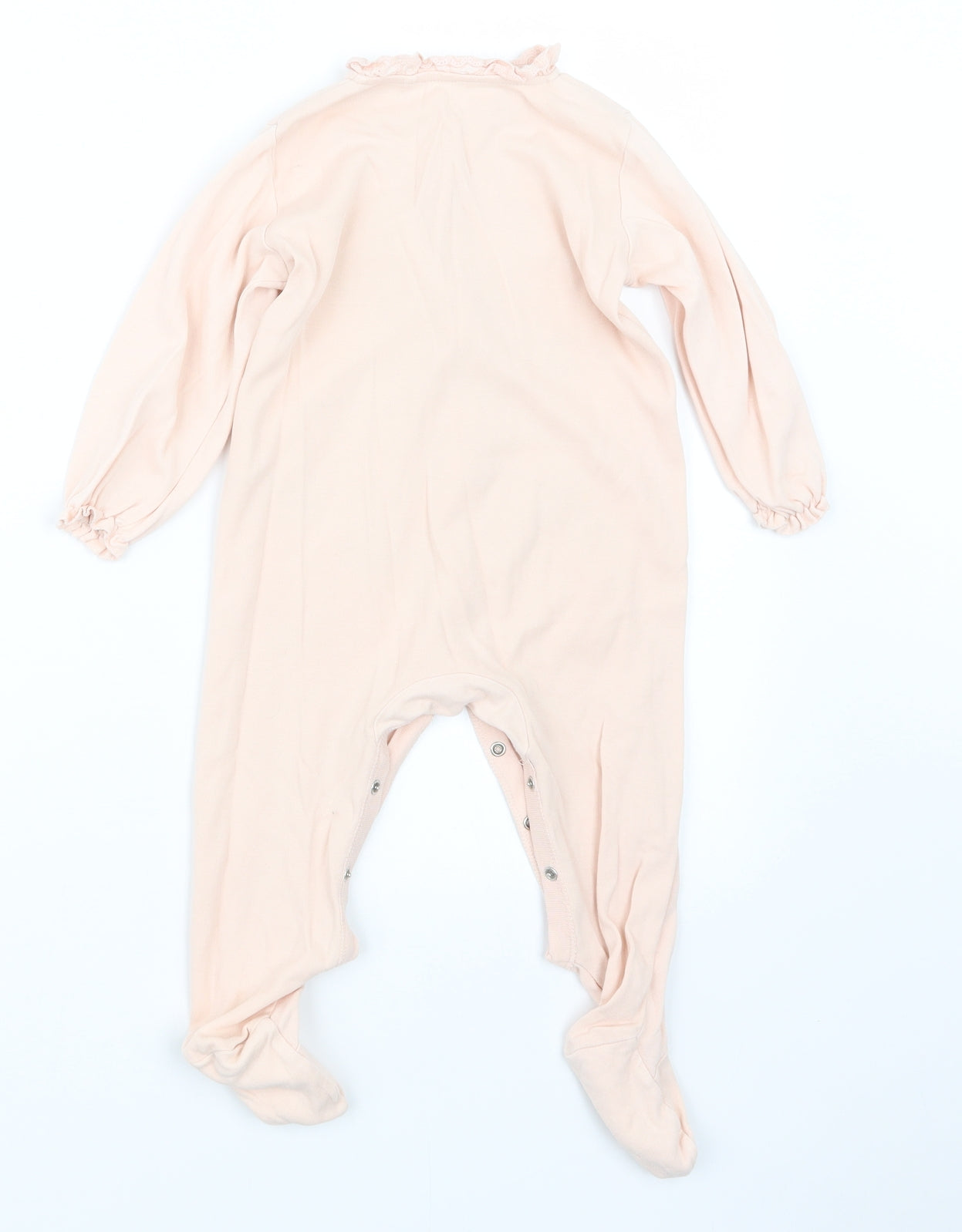 NEXT Girls Pink Geometric  Babydoll One Piece Size 12-18 Months