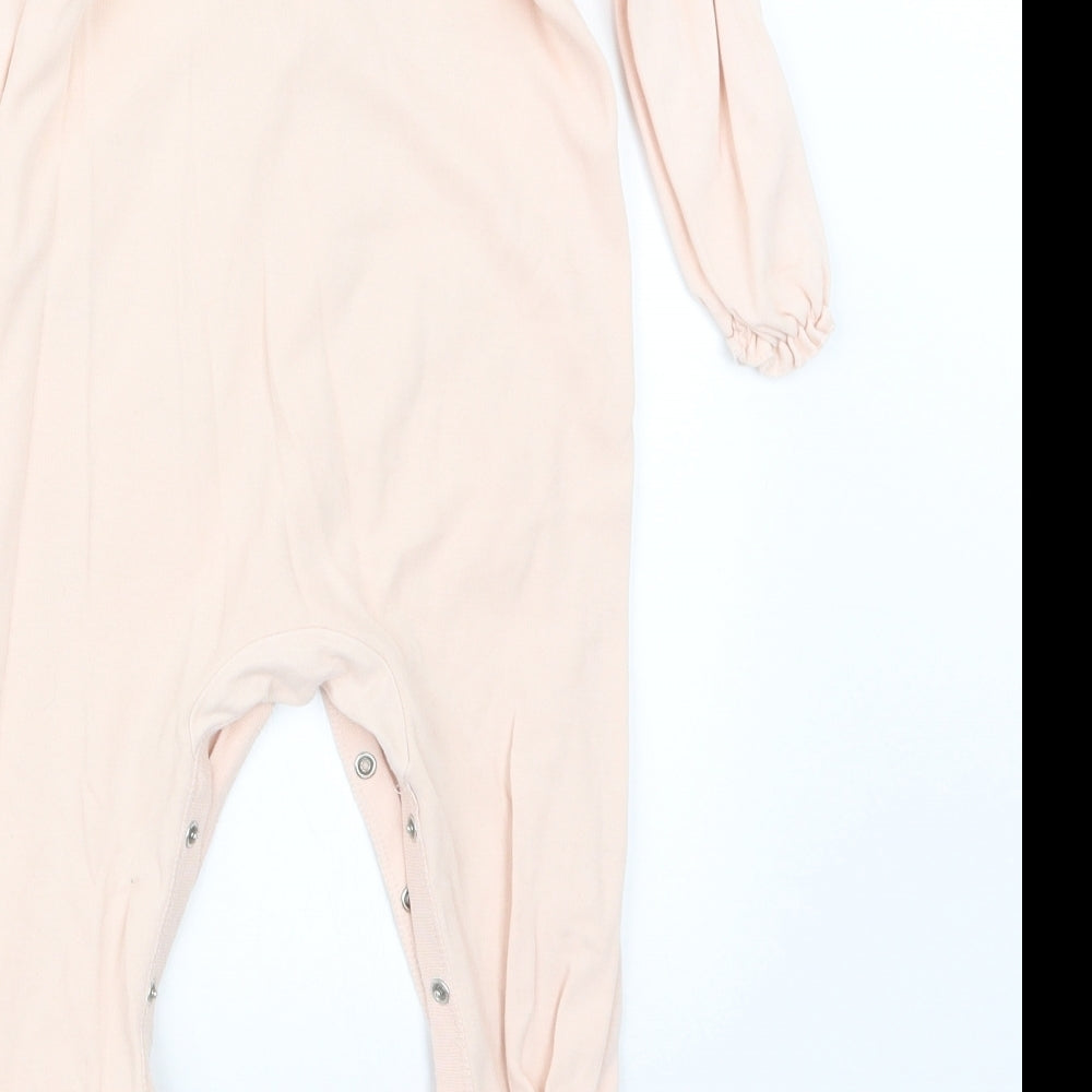 NEXT Girls Pink Geometric  Babydoll One Piece Size 12-18 Months