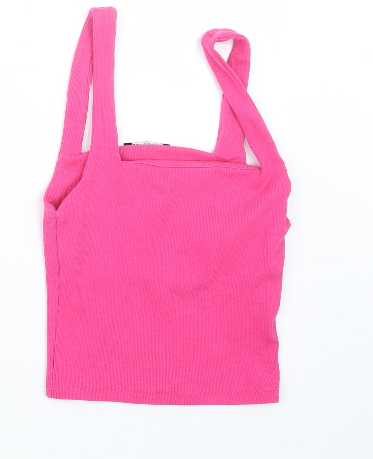 Zara Womens Pink   Cropped T-Shirt Size S