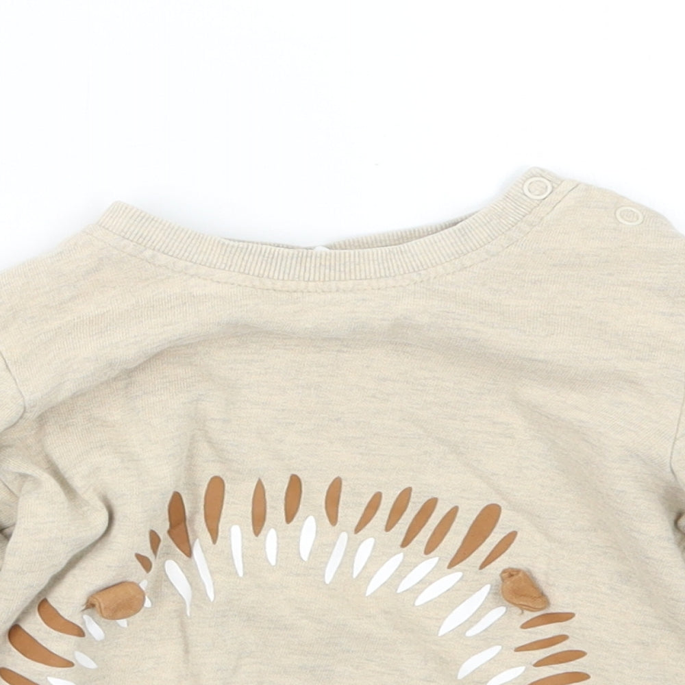H&M  Beige   Pullover Jumper Size 18-24 Months