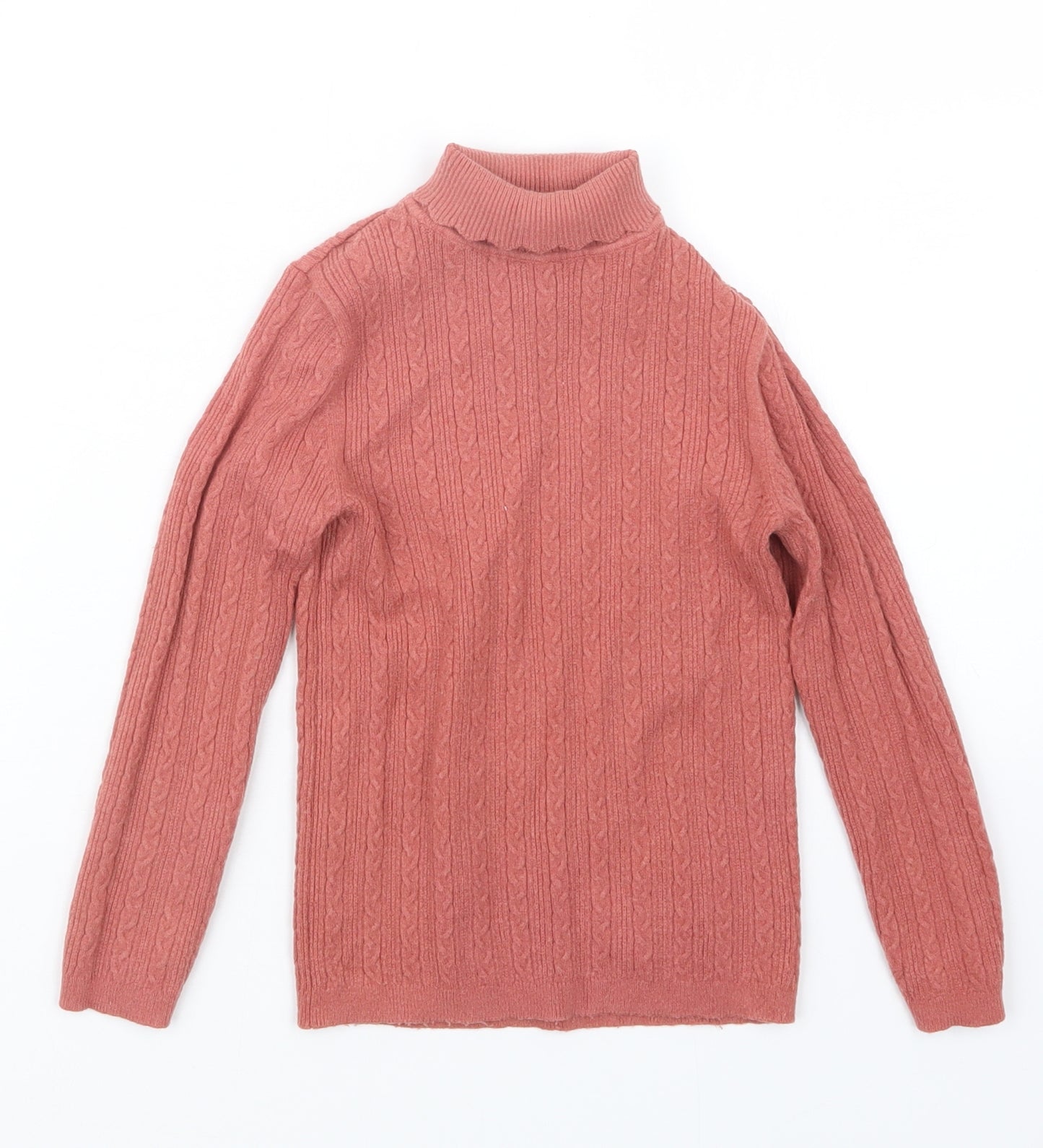 George Girls Pink  Knit Pullover Jumper Size 5-6 Years