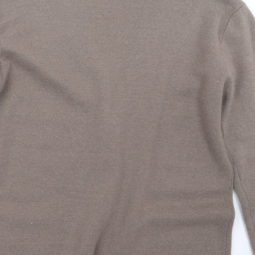Damart Womens Beige  Knit Cardigan Jumper Size 10