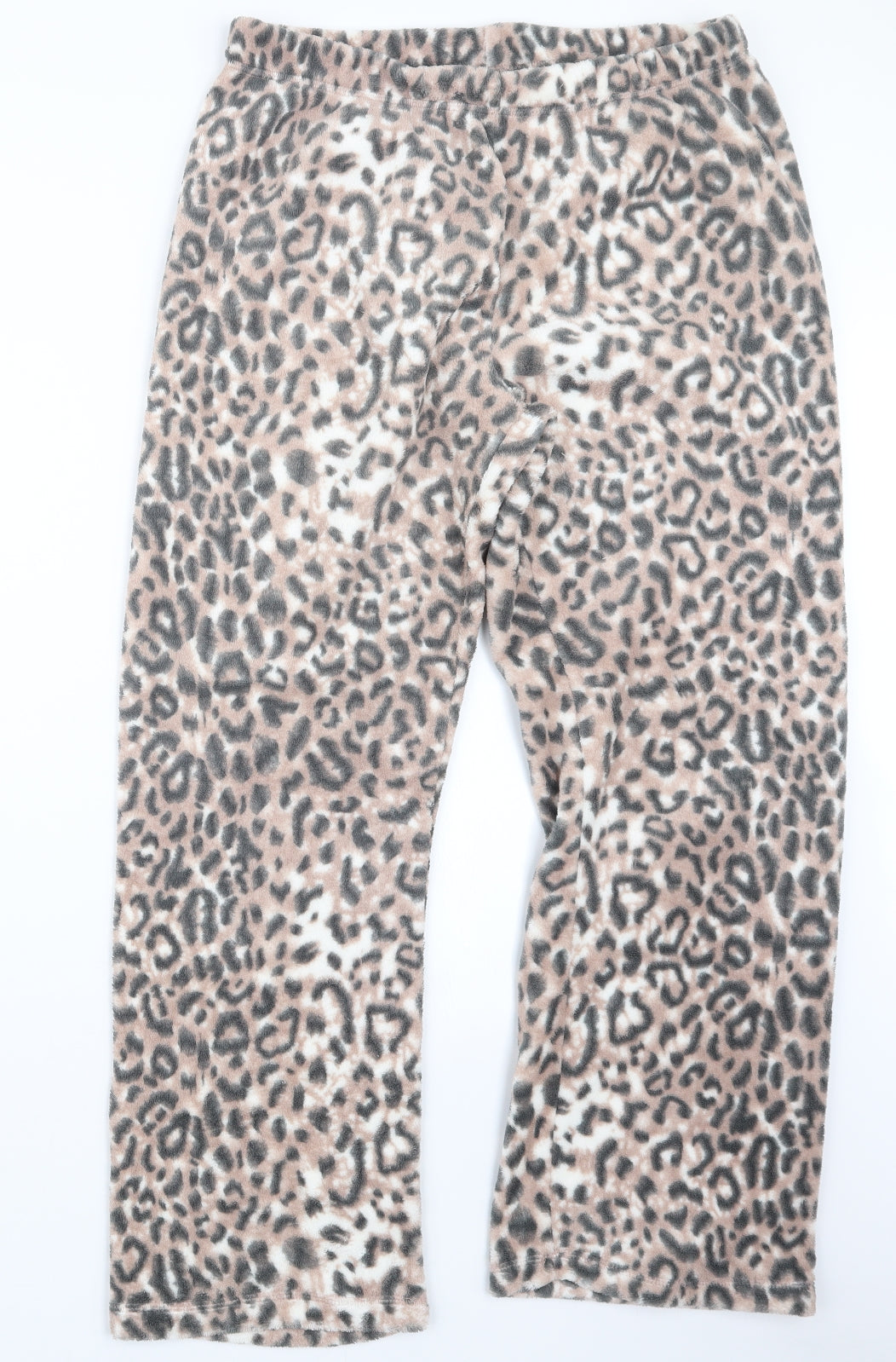 Love to Lounge Womens Black Animal Print  Capri Pyjama Pants Size 14