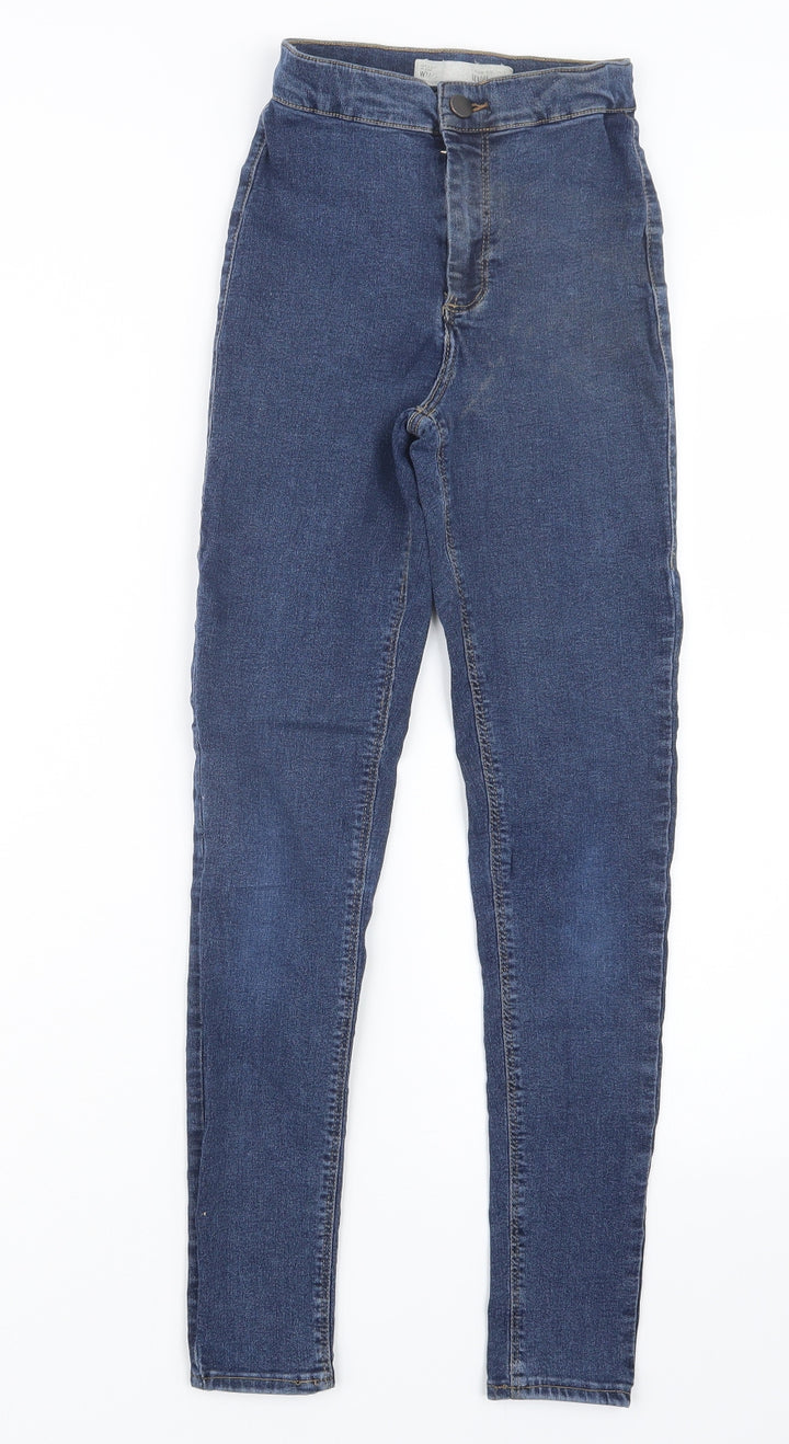 Topshop Womens Blue Denim Straight Jeans Size 20 in L26 in