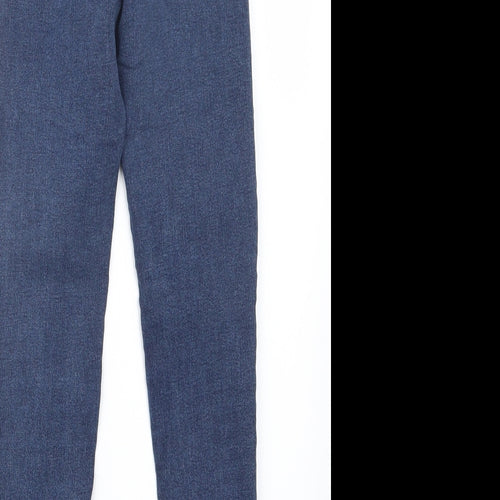 Topshop Womens Blue  Denim Straight Jeans Size 20 in L26 in
