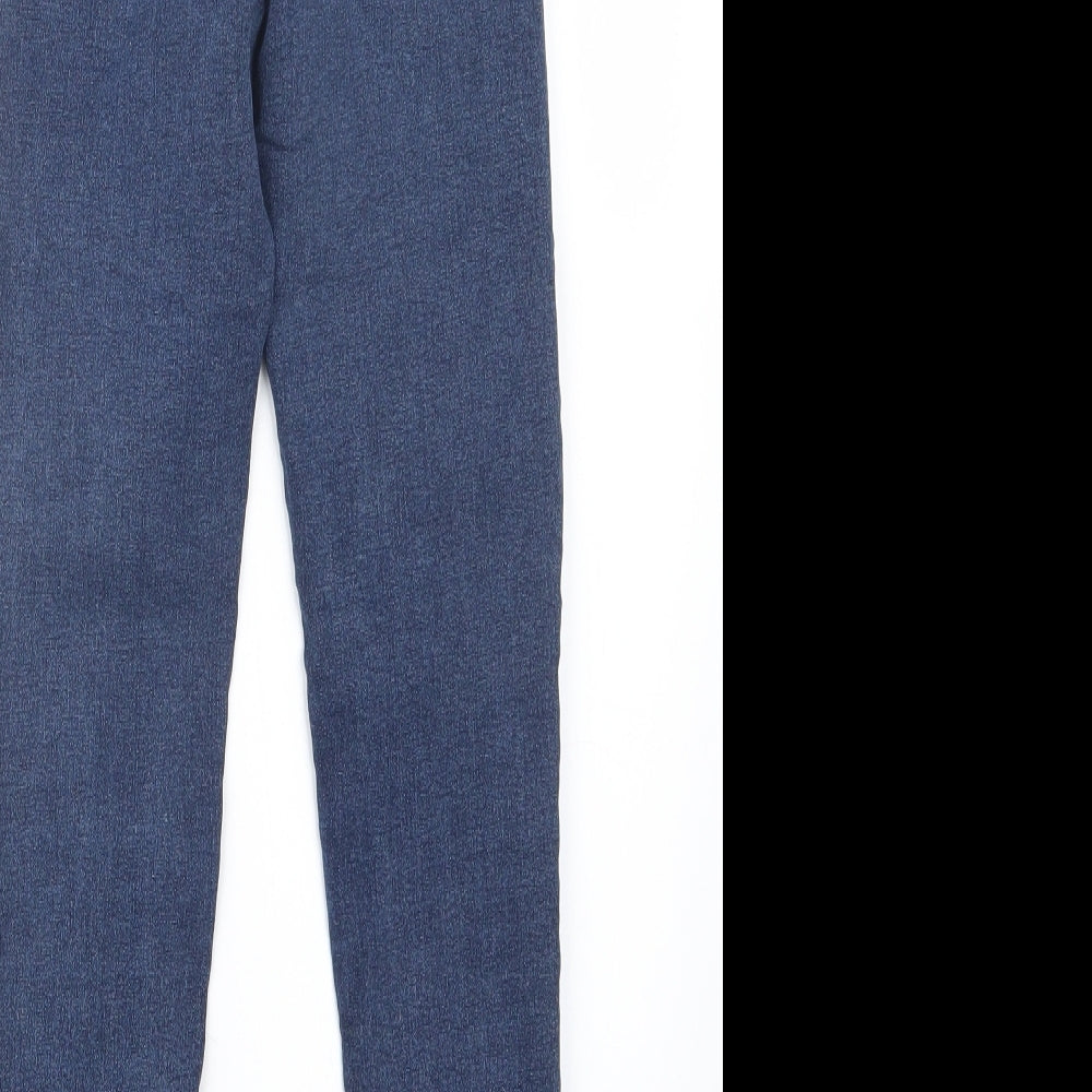 Topshop Womens Blue  Denim Straight Jeans Size 20 in L26 in