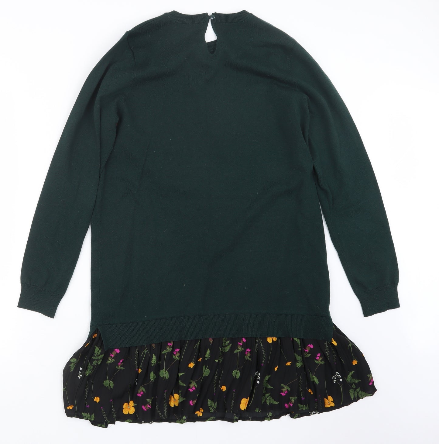 NEXT Womens Green  Knit Jumper Dress  Size 14