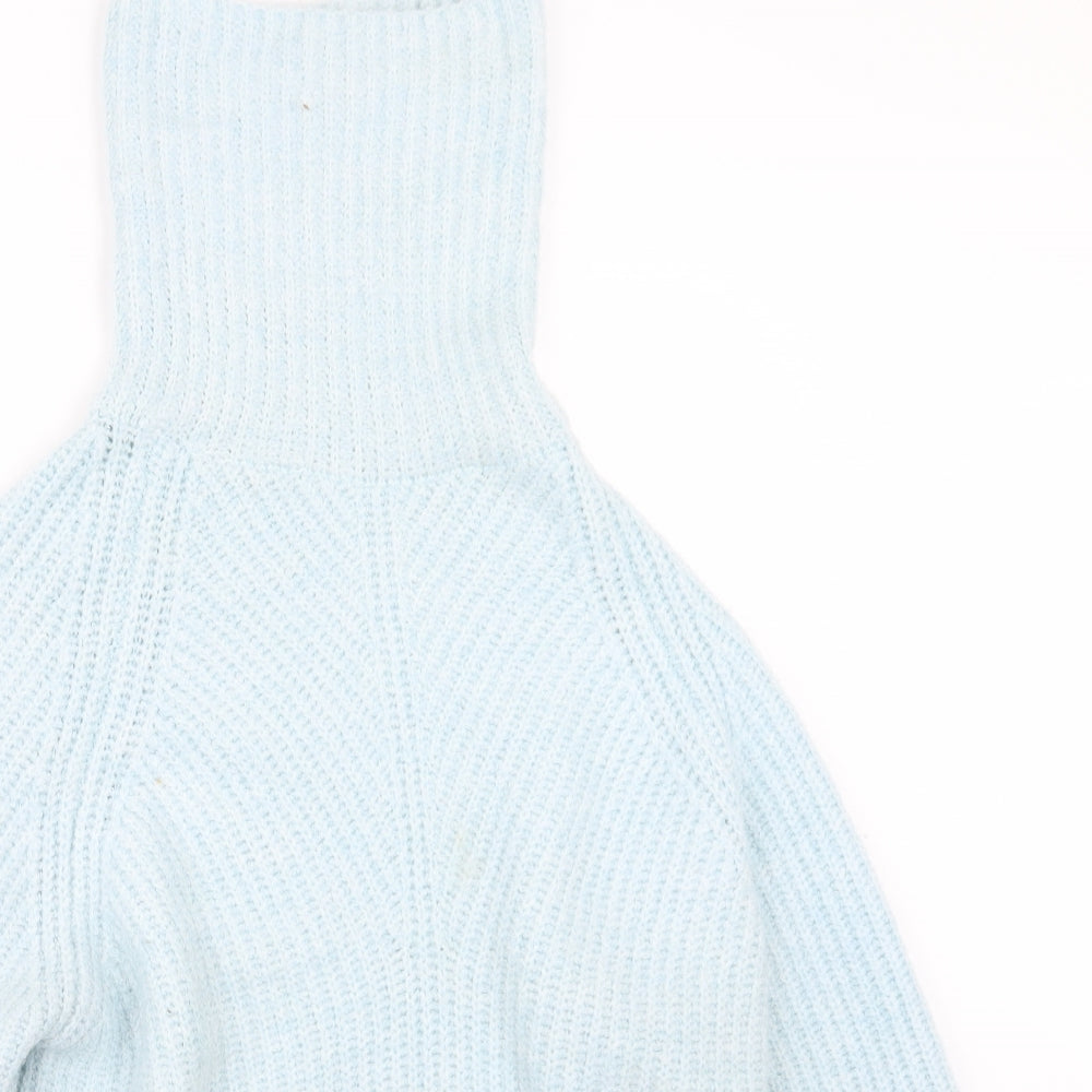 F&F Womens Blue  Knit Pullover Jumper Size 12
