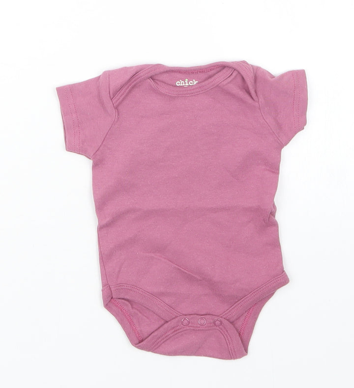 Chick Pea Girls Purple   Babygrow One-Piece Size 3-6 Months