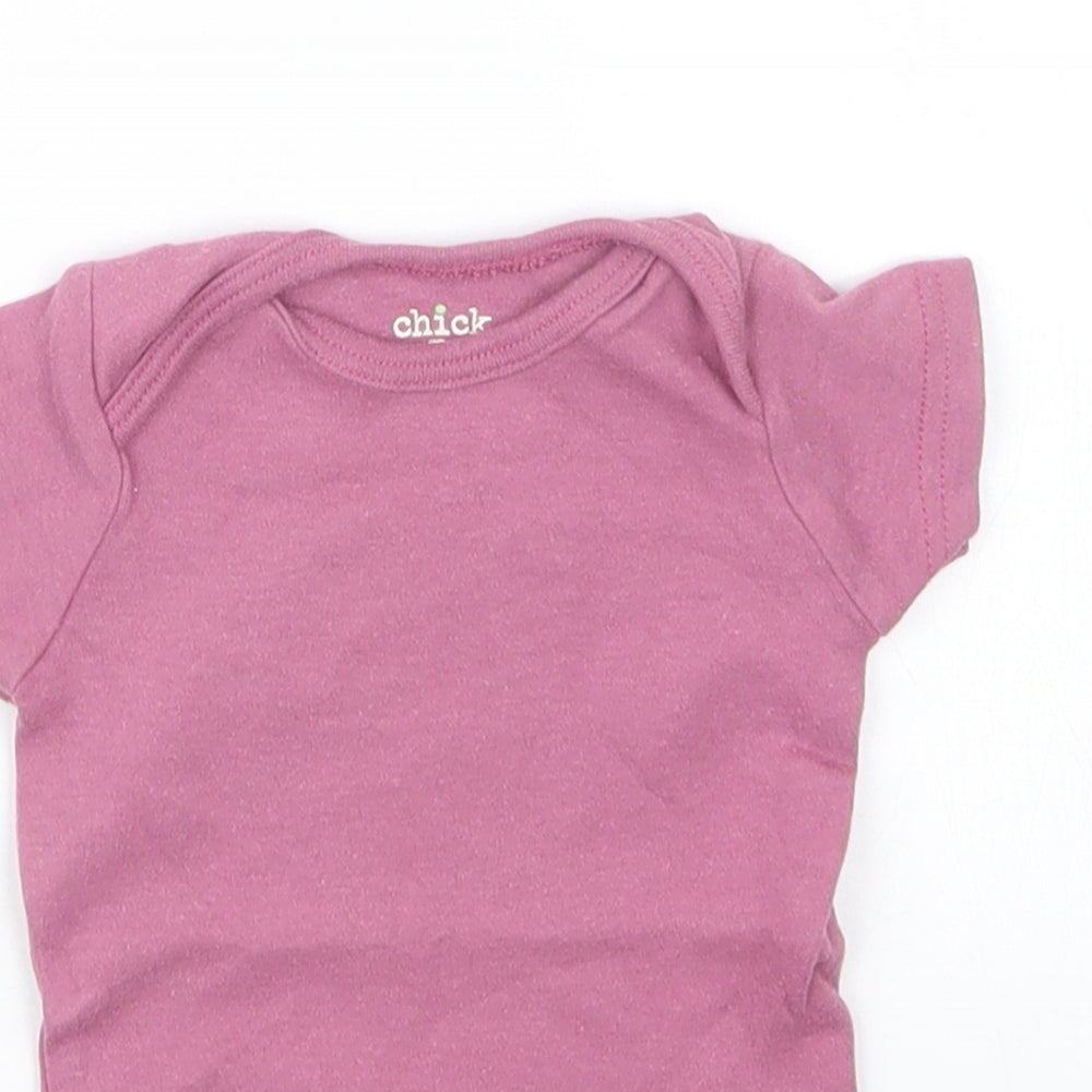 Chick Pea Girls Purple   Babygrow One-Piece Size 3-6 Months